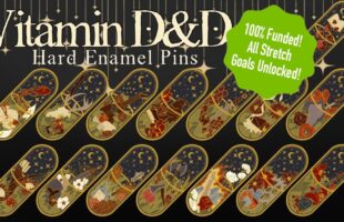 Vitamin D&D – Hard Enamel TTRPG Class Pins!