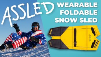 Assled V2 – Foldable Sled You Wear On Your Ass | by Snowfeet