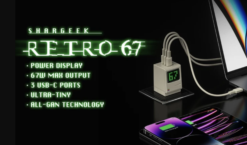 SHARGEEK: The First 67W Charger With Power Display