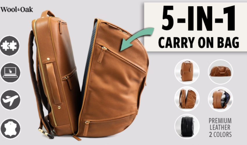 Wool & Oak | The Carry-On Backpack