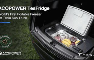 World’s First Portable Freezer for Tesla Sub-Trunk