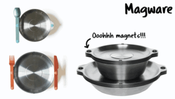 Magware 2.0 – Magnetic Bowls, Plates and Cutlery Sets