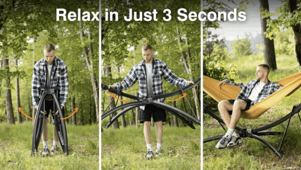 anymaka:The Portable Hammock Stand that Sets Up in 3 Seconds