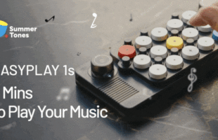 EASYPLAY 1s:Portable, Easy-to-Start Music Keyboard with MIDI
