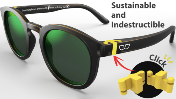 Bottleyes: Sustainable, Modular, and Indestructible Eyewear