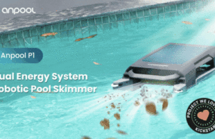 Anpool P1: Dual Energy System Robotic Pool Skimmer