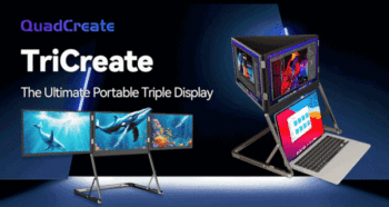 TriCreate Triple-Screen Display – Next-Gen Efficiency Boost