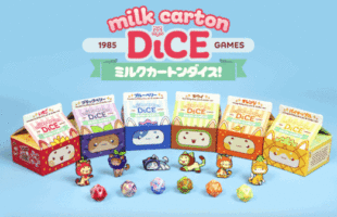 Fruit Meadows Milk Cartons: Kawaii Cat Dice Sets