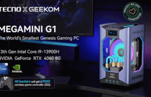 MEGAMINI G1: World’s Smallest Liquid-Cooled Gaming Mini PC