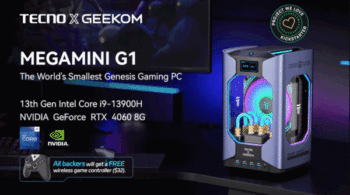 MEGAMINI G1: World’s Smallest Liquid-Cooled Gaming Mini PC