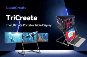 TriCreate Triple-Screen Display