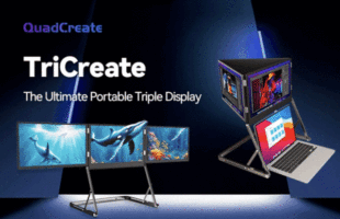 TriCreate Triple-Screen Display