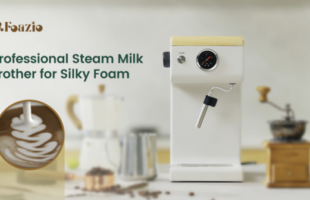 Foazio: Professional Steam Milk Frother for Silky Foam