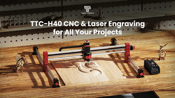 TwoTrees TTC-H40:CNC & Laser Engraving for All Your Projects