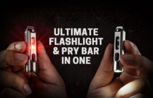 Hunt Pro: The Titanium 5-LED Mini Flashlight & Tool in One.