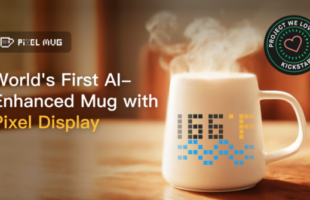 PixelMug P1: AI-Enhanced Mug with Pixel Display