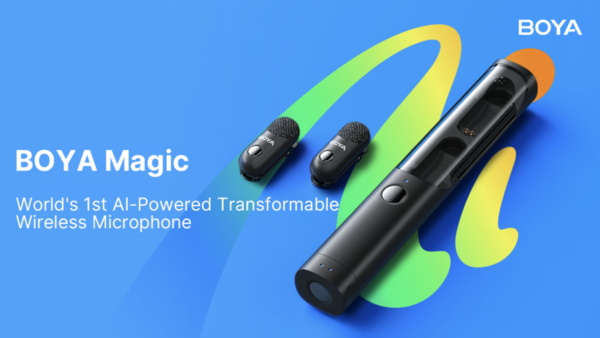 BOYA Magic|World’s 1st AI-Powered Transformable Wireless Mic