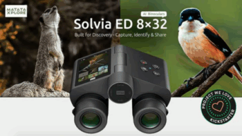Solvia ED 8×32 AI Binoculars — Capture, Identify & Share