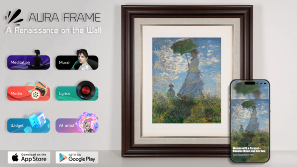 AuraFrame: The world’s first oil painting frame speaker