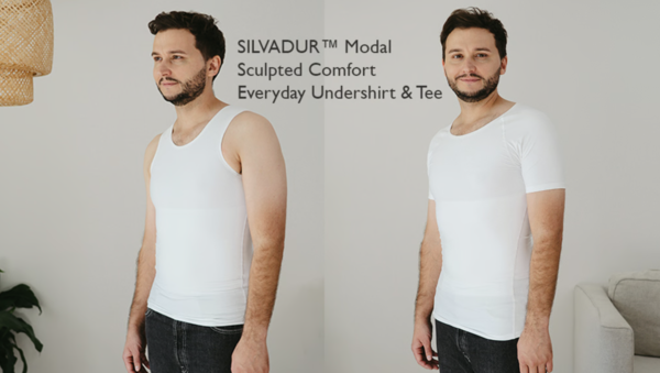 SILVADUR™ Modal Sculpted Comfort Everyday Undershirt & Tee