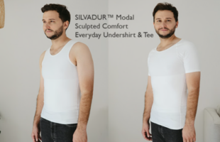SILVADUR™ Modal Sculpted Comfort Everyday Undershirt & Tee