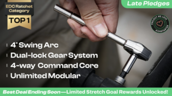 Titaner: The World’s Tightest-Swing EDC Ratchet System