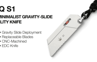BQ S1 | A Minimalist Gravity-Slide Utility Knife