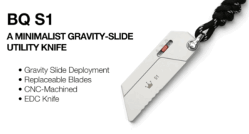 BQ S1 | A Minimalist Gravity-Slide Utility Knife