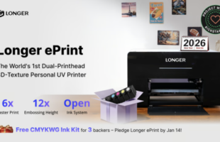 Longer ePrint: the World’s 1st Dual-head Personal UV Printer