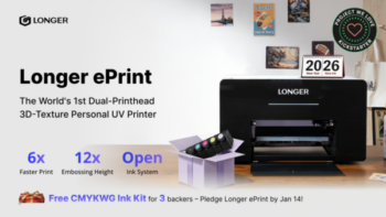 Longer ePrint: the World’s 1st Dual-head Personal UV Printer