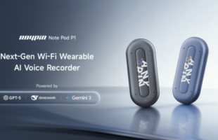 ANYPIN Note Pod P1: Your Wi-Fi Wearable AI Voice Recorder!
