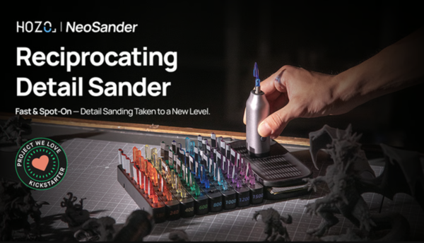 NeoSander: Mini Electric Reciprocating Detail Sander