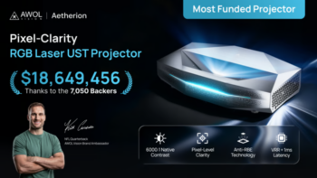 AWOL Vision Aetherion: Pixel-Clarity RGB Laser UST Projector