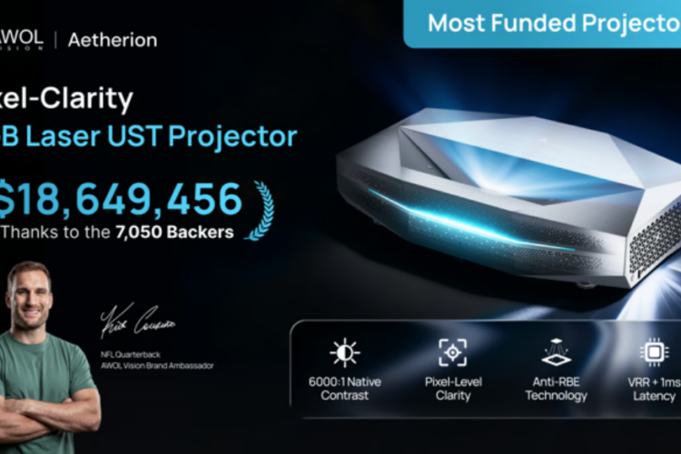 AWOL Vision Aetherion: Pixel-Clarity RGB Laser UST Projector